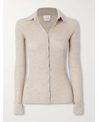 Sa Su Phi - Ribbed Cashmere And Silk-Blend Cardigan - Lyst
