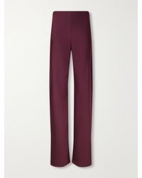 Veronica Beard - Braddock Satin Wide-Leg Pants - Lyst