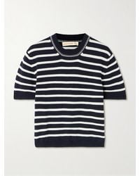 &Daughter - Shona Striped Organic Cotton Top - Lyst