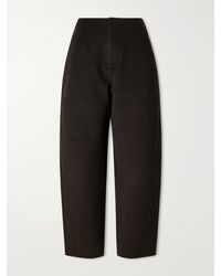 Lisa Yang - Wool And Cashmere-Blend Barrel-Leg Pants - Lyst