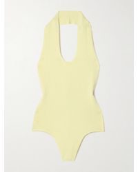 KHAITE - Toto Neckholder-Body Aus Stretch-Strick - Lyst