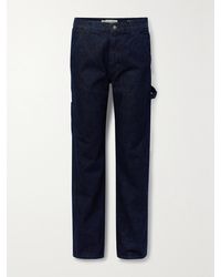 Nili Lotan - Calvin Carpenter Hoch Sitzende Jeans Mit Geradem Bein - Lyst