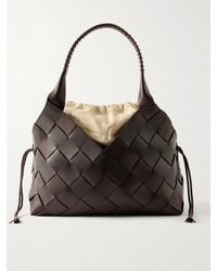Dragon Diffusion - Castello Woven Leather Shoulder Bag - Lyst