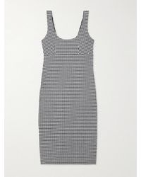 Rohe - Gingham Seersucker Mini Dress - Lyst