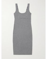 Rohe - Kleid Aus Seersucker Mit Gingham-Karo - Lyst