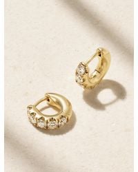Roxanne First - Super Duper 14-Karat Diamond Hoop Earrings - Lyst