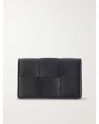 Bottega Veneta - Cassette Intrecciato Leather Cardholder - Lyst