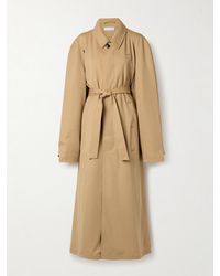 Marie Adam-Leenaerdt - Double-Breasted Wool-Twill Trench Coat - Lyst