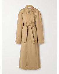 Marie Adam-Leenaerdt - Doppelreihiger Trenchcoat Aus Woll-Twill - Lyst