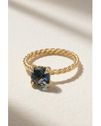David Yurman - Chatelaine Ring Aus 18 Karat Gold Mit Topas Und Diamanten - Lyst