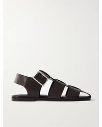 Aeyde - Whit Leather Sandals - Lyst