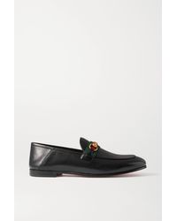 gucci brixton horsebit leather loafer