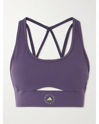 adidas By Stella McCartney - Truestrength Sport-Bh Aus Recyceltem Stretch-Material Mit Print - Lyst