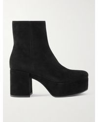 Gianvito Rossi - Sally 75 Suede Ankle Boots' - Lyst