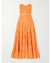 Charo Ruiz - Danny Guipure Lace-Trimmed Cotton-Blend Voile Midi Dress - Lyst