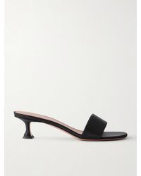 AMINA MUADDI - Andreea 45 Satin Mules - Lyst
