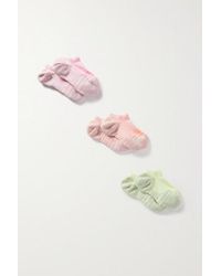 Nike Everyday Max Cushion Set Of Three Dri-fit Socks - Pink