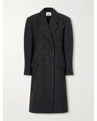 Isabel Marant - Erla Double-Breasted Wool And Cotton-Blend Coat - Lyst