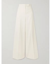 Max Mara - Hose Mit Weitem Bein Aus Einer Baumwollmischung - Lyst
