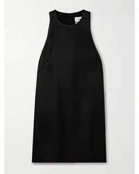 Brandon Maxwell - The Joelle Wool And Silk-Blend Mini Dress - Lyst