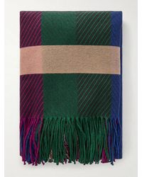 Gabriela Hearst - Halo Fringed Striped Cashmere Blanket - Lyst