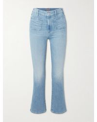 Mother - Hustler Patch Pocket Ankle High-Rise Bootcut Jeans - Lyst
