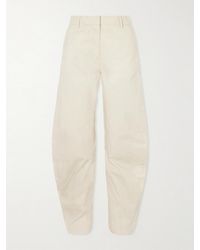 Acne Studios - Coated Organic Cotton-Twill Barrel-Leg Pants - Lyst