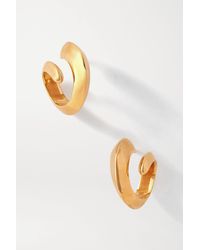 Bottega Veneta Gold-plated Earrings - Metallic