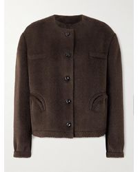 Blazé Milano - This Is It Gliss Jacke Aus Einer Alpaka-Wollmischung Mit Fischgratmuster - Lyst