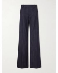 Nili Lotan - Bethany Straight-Leg Wool-Blend Pants - Lyst