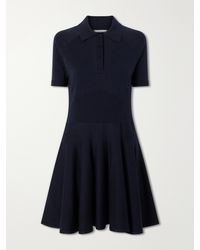 Givenchy - Ribbed Cotton-Blend Polo Dress - Lyst