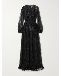 Zuhair Murad - Bead And Sequin-Embellished Tulle Gown - Lyst