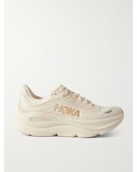 Hoka One One - Bondi 9 Rubber-Trimmed Jacquard-Mesh Sneakers - Lyst