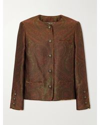 Etro - Paisley-Jacquard Crepe Blazer - Lyst