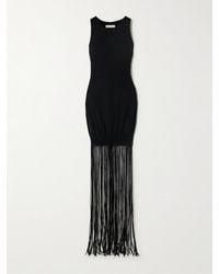 Faithfull the Brand - Maceio Braided Fringed Cotton-Jersey Dress - Lyst