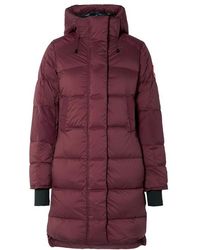 Canada Goose Alliston Hooded Quilted Shell Down Coat - Red