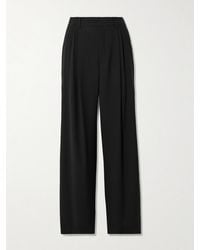 LIBEROWE - Annie Pleated Wool Wide-Leg Pants - Lyst