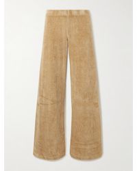 Suzie Kondi - Lito Jogginghose Mit Ausgestelltem Bein Aus Velours Aus Einer Baumwollmischung - Lyst