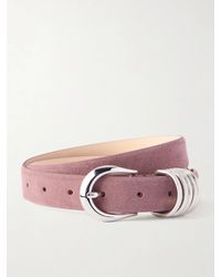 DEHANCHE - 2.5 Cm Hollyhock Suede Belt - Lyst