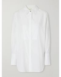 RÙADH - The Dover Tux Organic Cotton-Poplin Shirt - Lyst