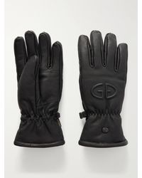 Goldbergh - Freeze Padded Leather Gloves - Lyst