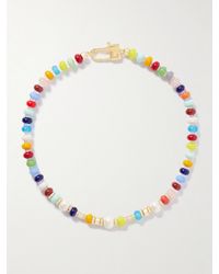 Joolz by Martha Calvo - Lucinda-Plated, Pearl And Crystal Necklace - Lyst