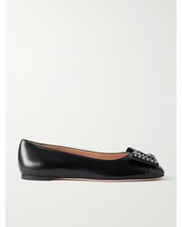 Bally - B-Bow Ballerinas Aus Leder Mit Nieten - Lyst