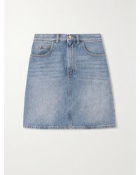 Chloé - Net Sustain Cotton And Hemp-Blend Denim Mini Skirt - Lyst