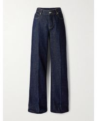 Bottega Veneta - High-Rise Straight-Leg Jeans - Lyst