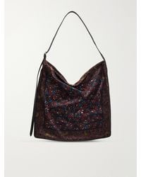 Dries Van Noten - Printed Satin Shoulder Bag - Lyst