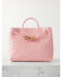 Bottega Veneta - Andiamo Kleine Tote Aus Intrecciato-Leder - Lyst