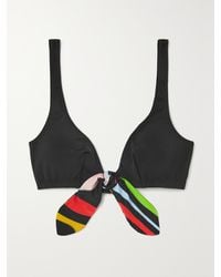 Emilio Pucci - Printed Triangle Bikini Top - Lyst