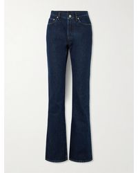 Burberry - High-Rise Flared Jeans - Lyst