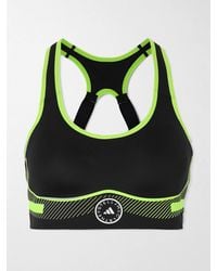 adidas By Stella McCartney - Truepace Sport-Bh Aus Recyceltem Stretch-Jersey Mit Logoprint - Lyst
